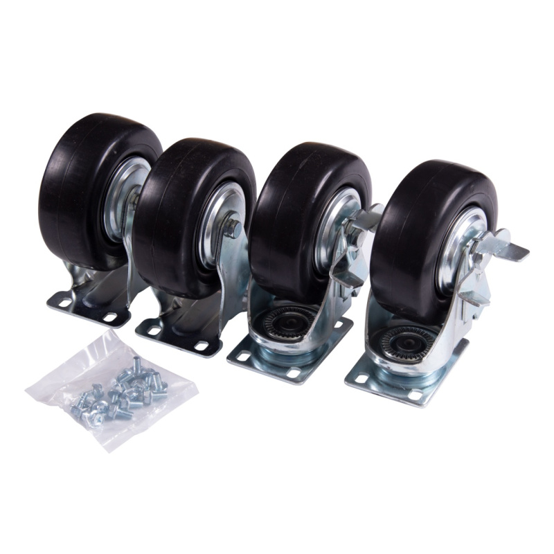 МАСТАК ремкомплект для тележки инструментальной "ПРИМА", КОМПЛЕКТ колес, 4 шт 529-00004