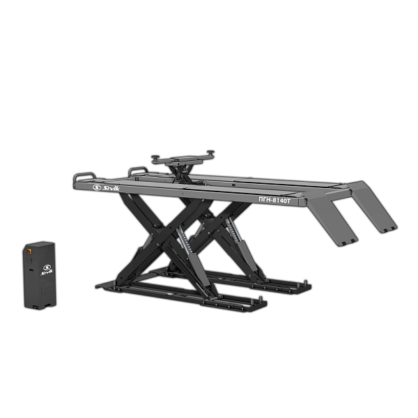 Подъемник ножничный электрогидравлический г/п 4т под сход-развал SIVIK ПГН-8140Т