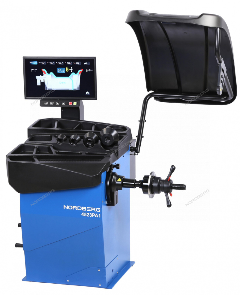 Станок балансировочный автомат с дисплеем (синий) NORDBERG 4523PA1(B)