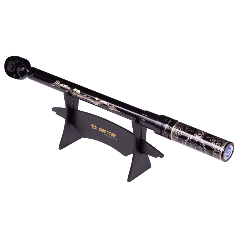 KING TONY Динамометрический ключ "DRAGON", 1/2", 40-200 Нм, для левой и правой резьбы, P34462-1DP90