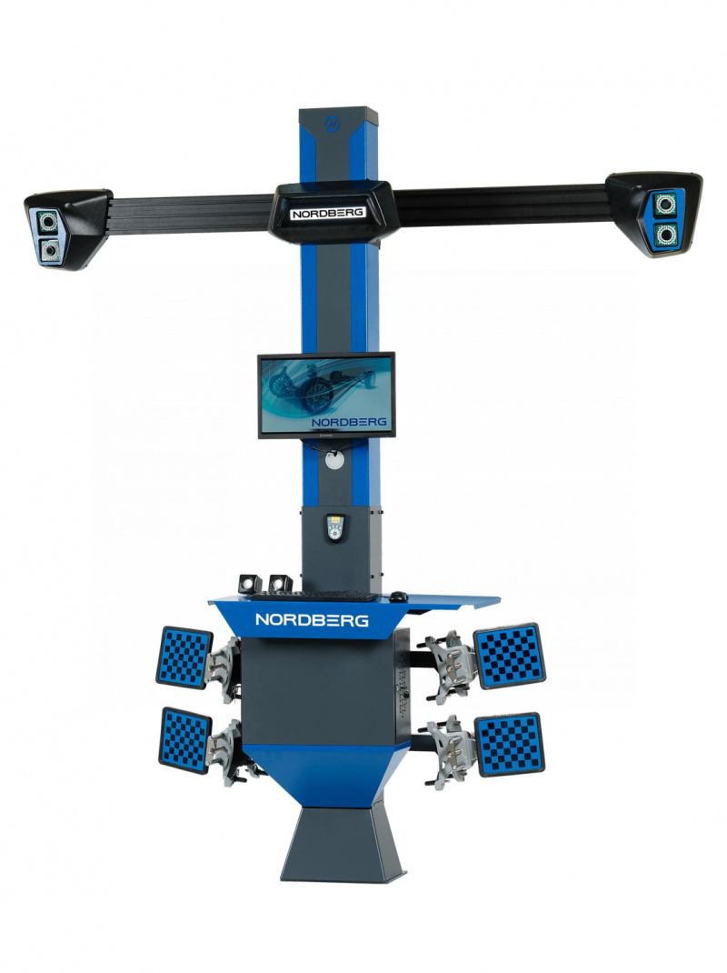 Стенд сход-развал 3D четырехкамерный, синий NORDBERG C804 (5005)