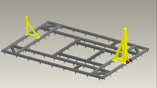 Напольная стапеьная рама ATIS G7