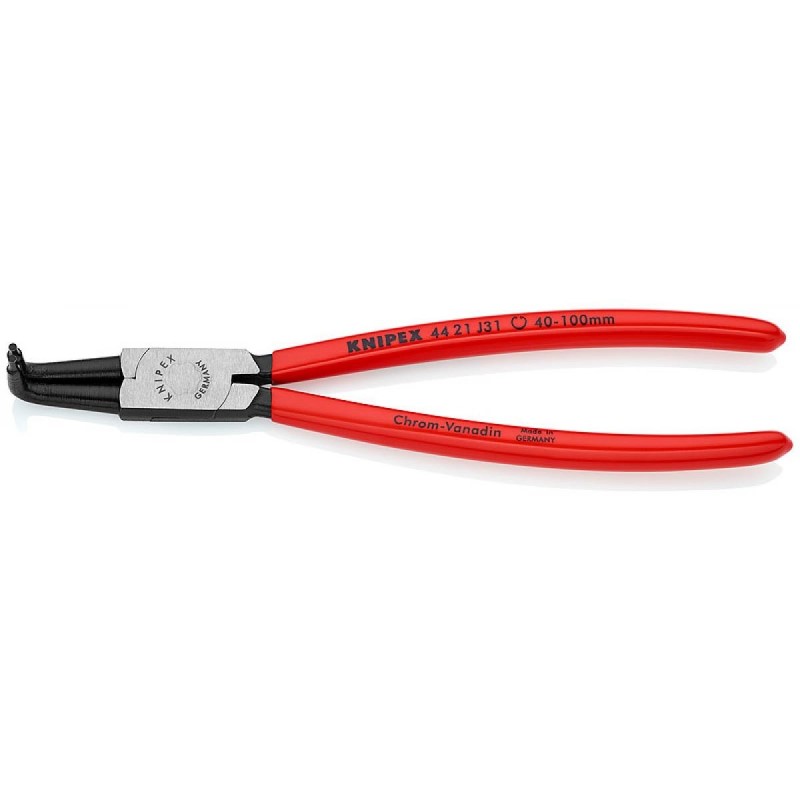 Щипцы для стопорных колец черненые, 215 mm KNIPEX KN-4421J31