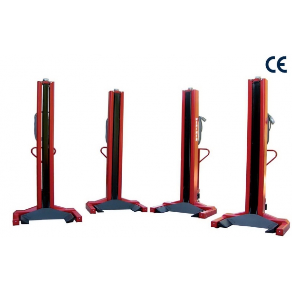 Колонны подкатные  электромеханические  г/п 80 т. (8 х 10 т) Werther LTW100 8C+8