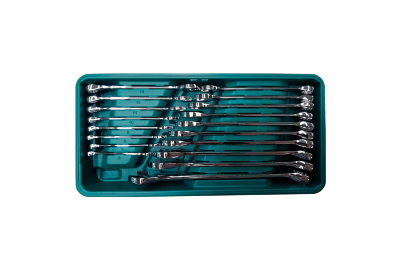 Набор инструмента ROSSVIK (ключи комбинированные), ложемент, 18 предметов LST018