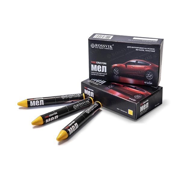 Мел для резины Rossvik (1шт) желтый  M.Y.X.10