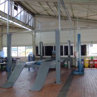 Подъемник четырехстоечный г/п 5т. для сход-развал COMBI LIFT 4.55 SL AMS MB 