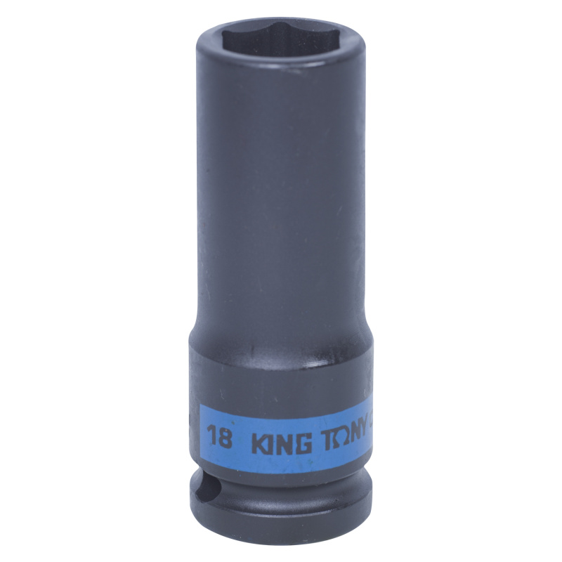 KINGTONY Головка торцевая ударная глубокая 6 гр. 18 мм 1/2"  443518М