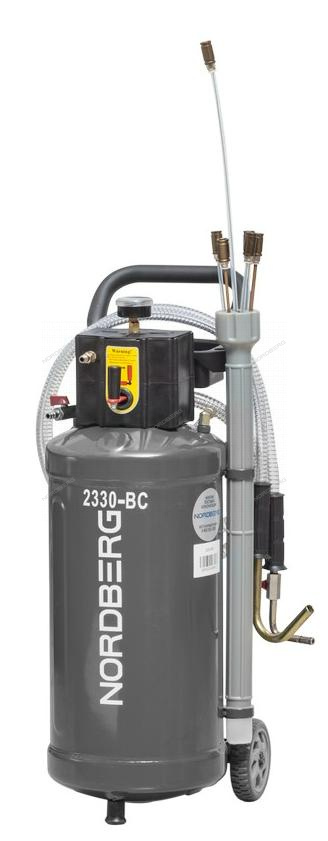 Установка для сбора масла пневматическая, 30 л (серая) (ст.арт.2330G) NORDBERG 2330G