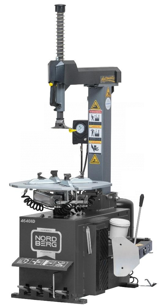 Шиномонтажный автоматический станок, 2 скорости, взрывн. подкачка серый NORDBERG 4640ID_380V