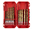 Сверла по металлу RedHEX™ HSS-TiN набор 19ед. (2-10мм) GEN II Milwaukee 4932493866