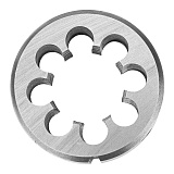 Плашка метрич. № 62 ПрофОснастка Эксперт M20 x 2,5 Р6М5 (HSS M2) правая пласт. бокс