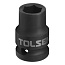 TOLSEN Головка торцевая ударная шестигранная 1/2", 27 мм TT18227